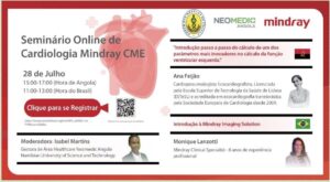 Seminário Online de Cardiologia Mindray CME Organizador : Neomedic Angola